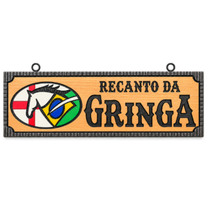 Placa Linha Especial 1.5x40 Metros Desenho Logo e Letras Pretas