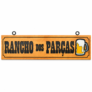 Placa Linha Especial Baixo Relevo e Letras